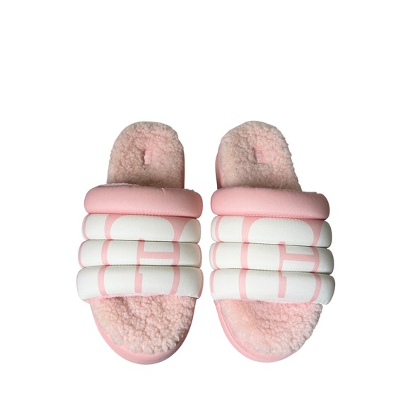 UGG Maxi Slide Slippers Puffy Platform Satin Sandals size 9 main image 7
